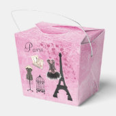 Paris Fashion Eiffel Tower Geschenkschachtel (Rückseite)