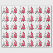 Paris Fashion Geschenkpapier (Flach)