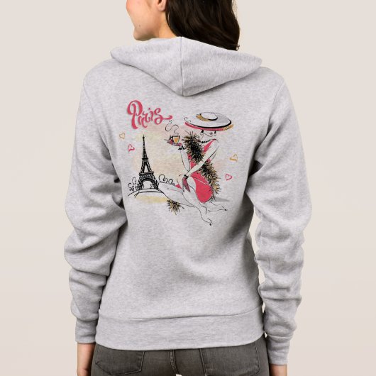 Paris Fashion Hoodie (Rückseite)