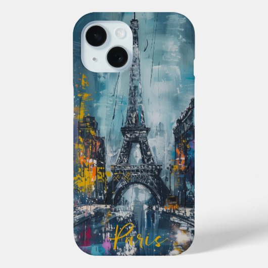Paris Fashion Night Case-Mate iPhone Hülle (Rückseite)