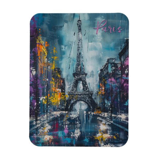 Paris Fashion Night Magnet (Vertikal)