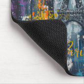 Paris Fashion Night Mousepad (Ecke)