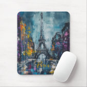 Paris Fashion Night Mousepad (Mit Mouse)