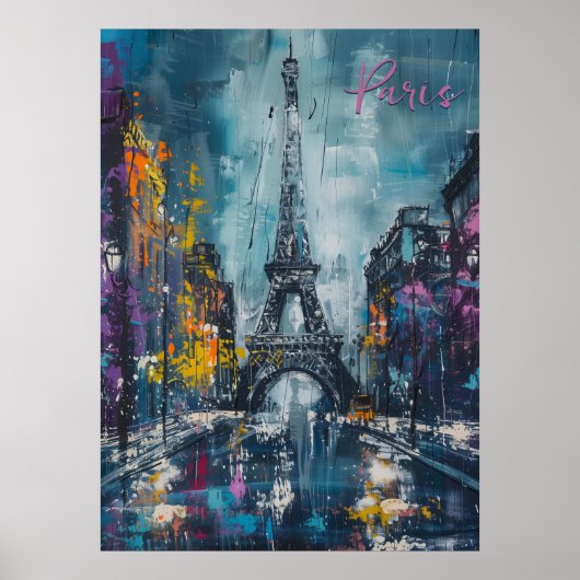 Paris Fashion Night Poster (Vorne)