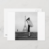 Paris Fashion Postkarte (Vorne/Hinten)