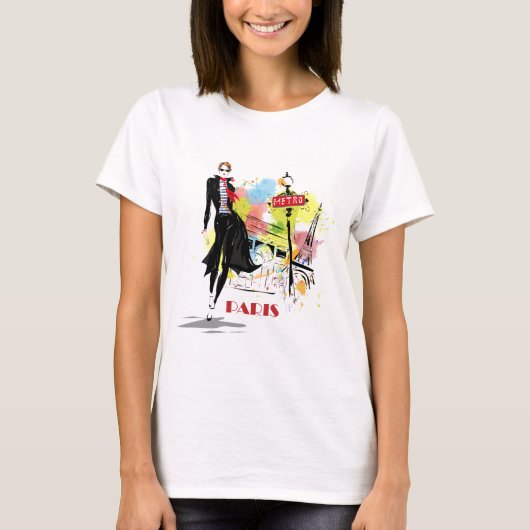 Paris Fashion -W1 T-Shirt (Vorderseite)