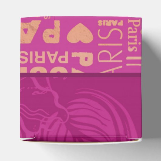 Paris Favor Box Geschenkschachtel (Oben)