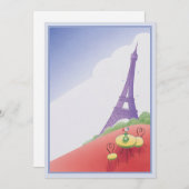 Paris-Feiertag © Einladung (Vorne/Hinten)