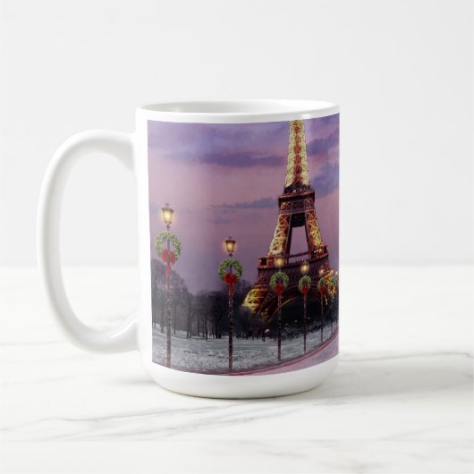 Paris-Feiertag Kaffeetasse (Links)