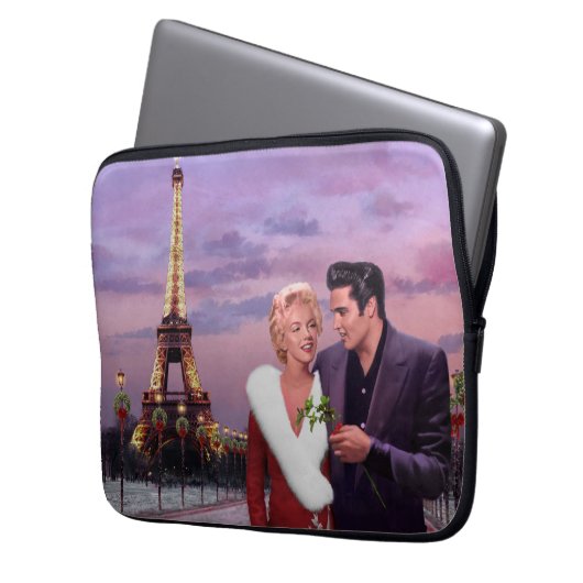 Paris-Feiertag Laptopschutzhülle (Vorderseite Links)