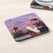 Paris-Feiertag Untersetzer (Linke Seite)