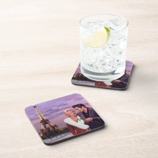 Paris-Feiertag Untersetzer (Rechte Seite)