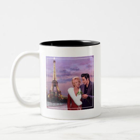 Paris-Feiertag Zweifarbige Tasse (Links)