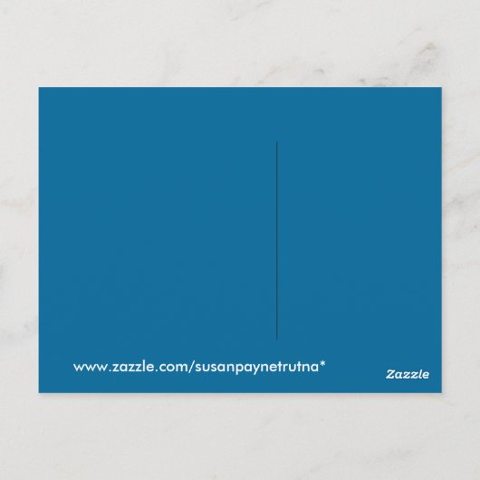 PARIS-FENSTER POSTKARTE (Rückseite)