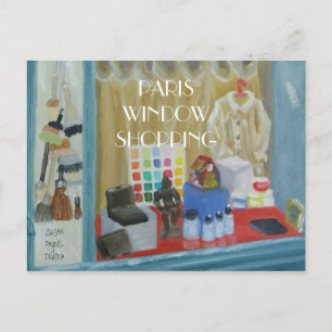 PARIS-FENSTER POSTKARTE