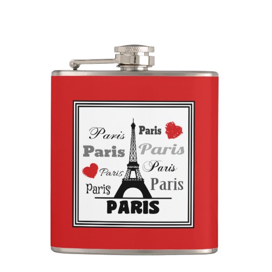 Paris Flachmann (Vorderseite)