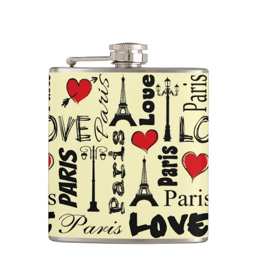 Paris Flachmann (Vorderseite)