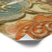 Paris Flapper Art Deco Vintag Poster (Ecke)