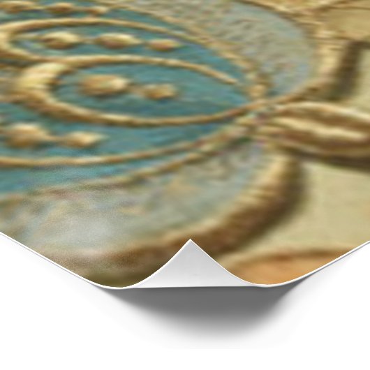 Paris Flapper Art Deco Vintag Poster (Ecke)