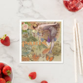 Paris Flapper Art Deco Vintag Serviette (Beispiel)