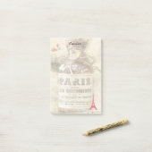 Paris Flasche 2 Post-it Klebezettel (Auf Schreibtisch)