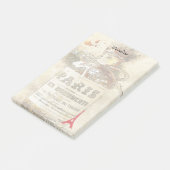 Paris Flasche 2 Post-it Klebezettel (angewinkelt)