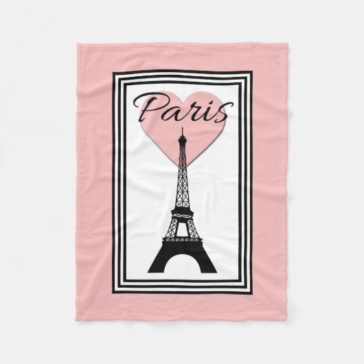 Paris Fleecedecke (Vorderseite)