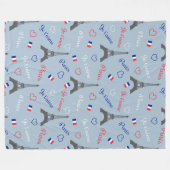 Paris Fleecedecke (Vorderseite (Horizontal))