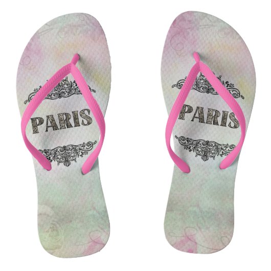 Paris Flip Flops Badesandalen (Fußbett)