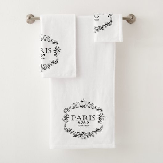 Paris Flower Badhandtuch Set (Insitu)