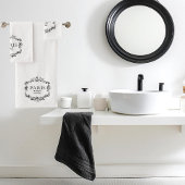 Paris Flower Badhandtuch Set