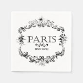 Paris Flower Serviette (Vorderseite)