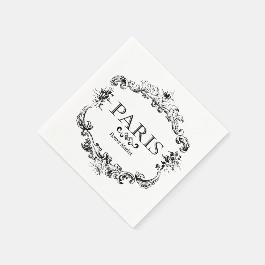 Paris Flower Serviette (Ecke)