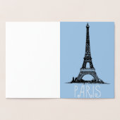 Paris Folienkarte (Innenseite)