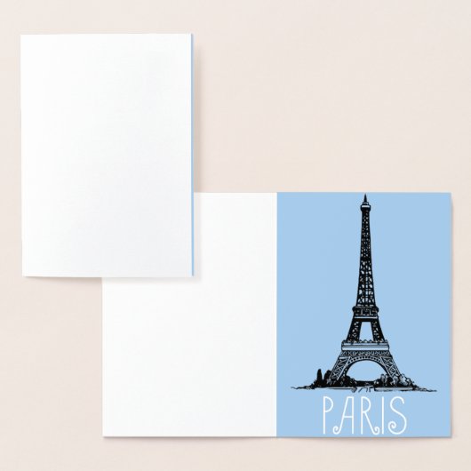 Paris Folienkarte (Anzeige)