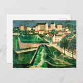 Paris Fortification by C.R.W. Nevinson, 1913 Postkarte (Vorne/Hinten)