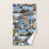 Paris-Foto-Collage Badhandtuch Set (Handtuch)