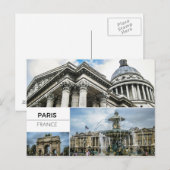 Paris Foto Collage Postcard Postkarte (Vorne/Hinten)