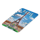 Paris Foto Vintage Magnet (Linke Seite)