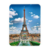 Paris Foto Vintage Magnet (Vertikal)