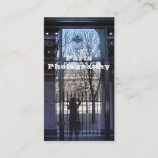 Paris-Fotografie Visitenkarte