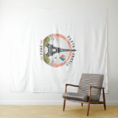 Paris France 2024 Tapestrys, Eiffelturm Wandteppich (Beispiel (Horizontal))
