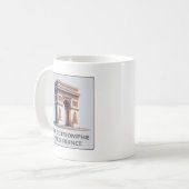 Paris France Arc de Triomphe Kaffeetasse (Vorderseite Links)