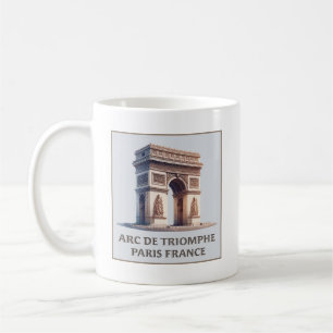 Paris France Arc de Triomphe Kaffeetasse