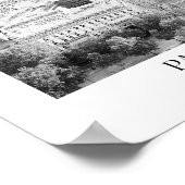 Paris France Arch Foto Print Poster (Ecke)