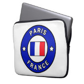 Paris France-Ärmel Laptopschutzhülle (Vorderseite Links)