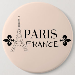 PARIS FRANCE BUTTON