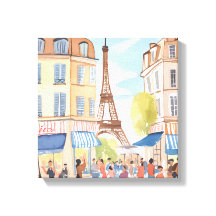 Paris France Eiffel Tower | Aquarell Europa