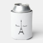 Paris France Eiffel Tower Dosenkühler (Kanne Vorderseite)