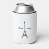 Paris France Eiffel Tower Dosenkühler (Kanne Rückseite)